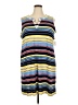 Rafaella Stripes Blue Casual Dress Size 2X - photo 1