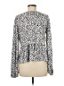 Altar'd State Silver Long Sleeve Blouse Size M - photo 2