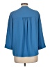 Gerard Darel 100% Polyester Blue 3/4 Sleeve Blouse Size 10 (42) - photo 2