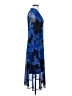 Rinascimento Graphic Blue Cocktail Dress Size S (estimated) - photo 4