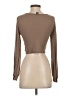 Shein Brown Long Sleeve T-Shirt Size 4 - photo 2