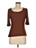 Max Studio Brown 3/4 Sleeve Top Size M - photo 1