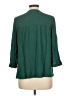 Daniel Rainn 100% Rayon Green 3/4 Sleeve Blouse Size L - photo 2