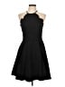 Unbranded Solid Black Cocktail Dress Size L - photo 1
