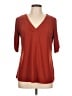 Perseption Concept Red 3/4 Sleeve Top Size L - photo 1