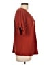Perseption Concept Red 3/4 Sleeve Top Size L - photo 4