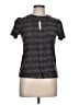 Circus 100% Rayon Gray Short Sleeve Blouse Size 12 - photo 1