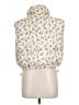 ANWND 100% Polyester Floral Ivory White Vest Size L - photo 2
