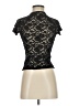 Shein Black Short Sleeve Top Size 2 - photo 1