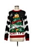 Unbranded 100% Acrylic Silver Black Pullover Sweater Size M - photo 1
