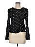 Elodie Polka Dots Black Long Sleeve Top Size M - photo 1