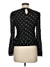 Elodie Polka Dots Black Long Sleeve Top Size M - photo 2