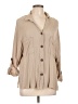 GeeGee 100% Rayon Tan 3/4 Sleeve Button-Down Shirt Size 1X - photo 1