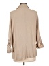 GeeGee 100% Rayon Tan 3/4 Sleeve Button-Down Shirt Size 1X - photo 2