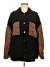 Shein Animal Print Black Coat Size 6 - photo 1