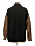 Shein Animal Print Black Coat Size 6 - photo 2