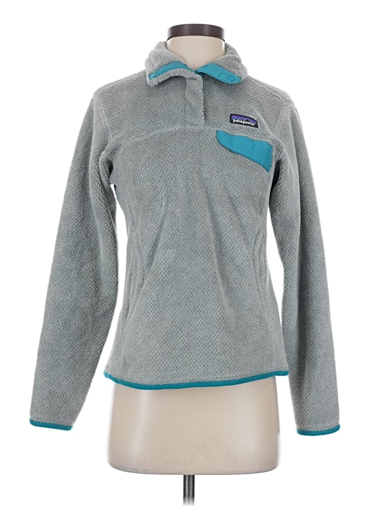 Pre-owned Patagonia Fleece Jacket In Gray