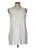 Zella White Sleeveless T-Shirt Size L - photo 1