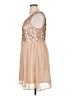 Forever 21 Plus 100% Polyester Tan Cocktail Dress Size XL Plus - photo 5
