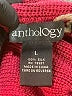 Anthology 100% Silk Burgundy Silk Pullover Sweater Size L - photo 7