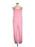 Unbranded 100% Polyester Solid Pink Jumpsuit Size XL - photo 1