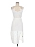 Unbranded 100% Polyester White Cocktail Dress Size M - photo 1