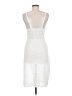 Unbranded 100% Polyester White Cocktail Dress Size M - photo 2
