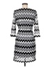 Sandra Darren Chevron-herringbone Gray Casual Dress Size 8 (petite) - photo 2