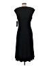 Chaps Solid Black Casual Dress Size L - photo 2