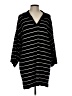 Max Studio Stripes Black Casual Dress Size L - photo 1