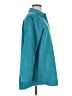 Freeport Studio 100% Polyester Teal Long Sleeve Blouse Size M - photo 4