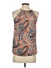 Ann Taylor 100% Polyester Orange Sleeveless Blouse Size XS - photo 2