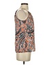 Ann Taylor 100% Polyester Orange Sleeveless Blouse Size XS - photo 4