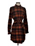 GOODTHREADS Plaid Brown Casual Dress Size S - photo 1