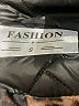 Fashion 100% Polyester Black Coat Size S - photo 6