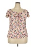 rue21 Ivory Short Sleeve Blouse Size 2X - photo 1