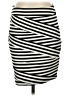 Express Stripes Black Casual Skirt Size 4 - photo 1