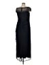 Xscape 100% Polyester Black Blue Cocktail Dress Size 16W - photo 2