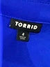 Torrid 100% Polyester Blue Long Sleeve Blouse Size 4X Plus (4) - photo 7
