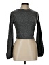 Hyfve Metallic Gray Turtleneck Sweater Size L - photo 1