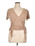 Forever 21 Plus Tan Short Sleeve Top Size 1X - photo 1