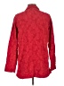 Eucalyptus Red Long Sleeve Blouse Size L - photo 2