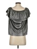 MICHAEL Michael Kors Metallic Silver Sleeveless Blouse Size XS - photo 2