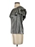 MICHAEL Michael Kors Metallic Silver Sleeveless Blouse Size XS - photo 5