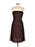 Helen Wang 100% Polyester Paisley Black Cocktail Dress Size 10 - photo 1