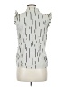 Unbranded 100% Polyester Ivory Sleeveless Blouse Size 6 - photo 2