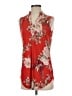 Perseption Concept Red Sleeveless Blouse Size S - photo 1