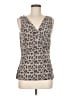 Axcess Silver Sleeveless Blouse Size M - photo 1