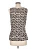 Axcess Silver Sleeveless Blouse Size M - photo 2