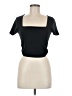 Forever 21 Black Short Sleeve Top Size M - photo 1